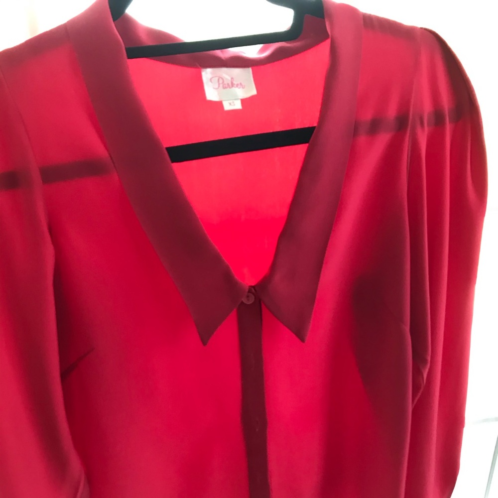 Parker red shirt